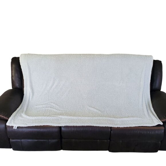 Vera Bradley Floral Bordeux Blooms 50x80 Fleece Plush Throw Blanket Retired - Picture 3 of 8